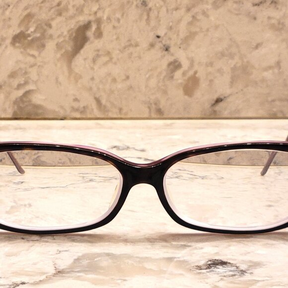 JUDITH LEIBER EYEGLASSES FRAMES JL1040 PURPLE AND BROWN TORTOISE JEWELED WOMEN'S - Picture 3 of 15
